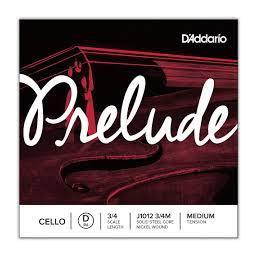Prelude Strings Prelude Cello Single D String, 3/4 Scale, Medium Tension